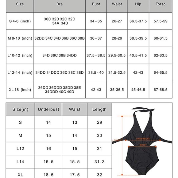 RETRO HOLLYWOOD GLAM BLACK BATHING SWIMSUIT - Picture 3 of 8